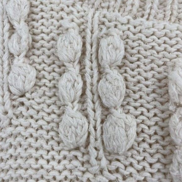 Vintage Memphis Jones by Babette Silk Blend Sleeveless Cream Knit Top Vest mediu - Picture 4 of 8